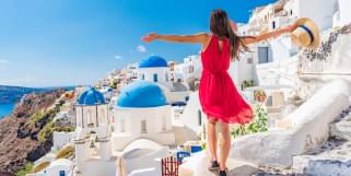 Woman in greece